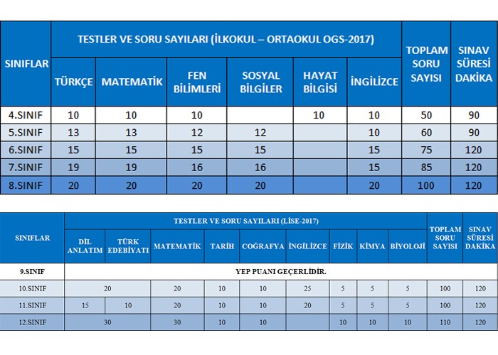 Okan Koleji Bursluluk Sınavı 2017-1