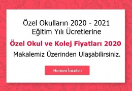 Özel Okul ve Kolej Fiyatları 2019