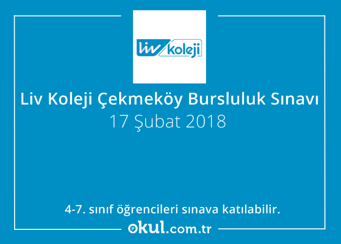 Liv Koleji Bursluluk Sınavı