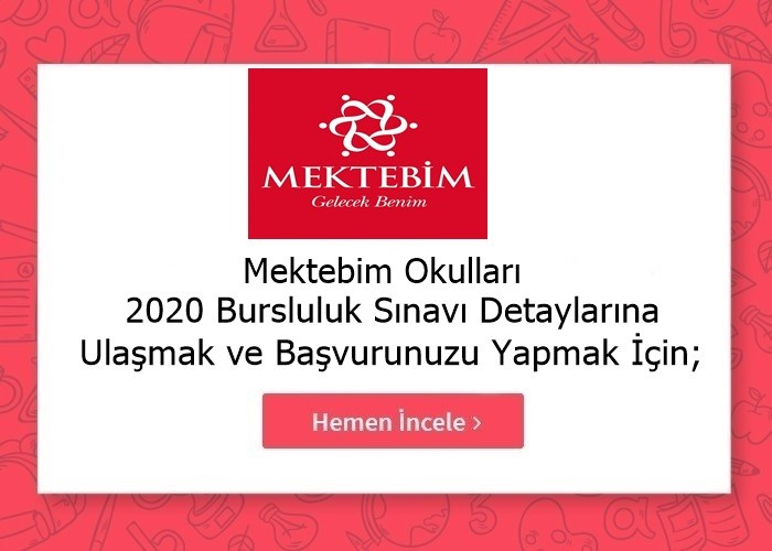 Mektebim Koleji Bursluluk Sınavı 2020