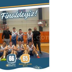 GENÇ ERKEKLER BASKETBOL MÜSABAKALARINDA FİNALE YÜKSELEN BAŞARI