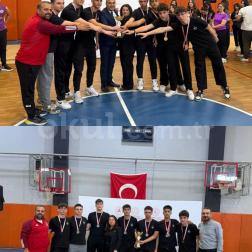 BASKETBOL TAKIMIMIZ FİNAL MÜSABAKASINI İKİNCİLİKLE TAMAMLADI !