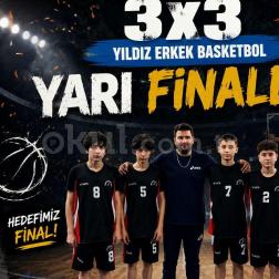 3x3 Küçük Erkek Basketbol Takımımız Finalde!
