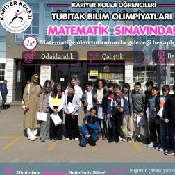 TÜBİTAK BİLİM OLİMPİYATLARI MATEMATİK SINAVI