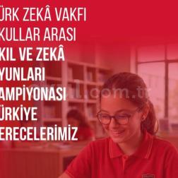 Türk Zekâ Vakfı Okullar Arası Akıl ve Zekâ Oyunları Şampiyonası Türkiye Derecelerimiz🏆