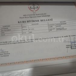 MEB HAYAT BOYU ÖĞRENME GENEL MÜDÜRLÜĞÜ KURS BİTİRME BELGESİ