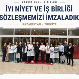 Sınırları Aşan Eğitim Köprüsü: Kazakistan ile Kardeş Okul Protokolü İzaladık!