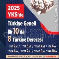 Nazmi Arıkan Fen Bilimleri Eğitim Kurumlarından 2025 YKS'de Büyük Başarı