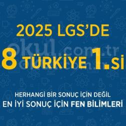 LGS 2025'te Büyük Gurur: 8 Öğrencimiz Türkiye Birincisi