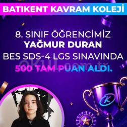 Batıkent Kavram Koleji'nde LGS Tam Puan Başarısı!