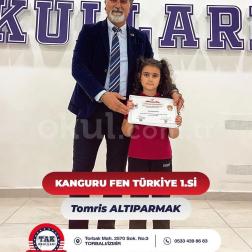 KANGURU FEN SINAVI TÜRKİYE 1.Sİ