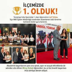 İlçemizde Birinci Olduk!