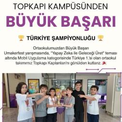 Geleceği Yapay Zeka ile Şekillendiren Küçük Dahilerimiz Zirvede!