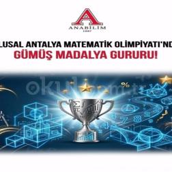🌟Ulusal Antalya Matematik Olimpiyatı’nda Gümüş Madalya Gururu! 