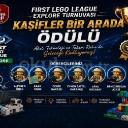 🏅 FIRST LEGO League Explore Turnuvası’nda Kaşifler Bir Arada Ödülü