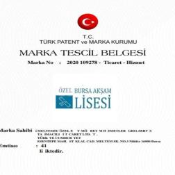 Markamızı tescillledik.
