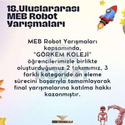 18. Ulslararası MEB ROBOT Yarışması