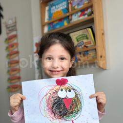 Renkli Dairelerden Neşeli Horozlara 🎨