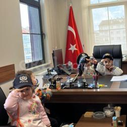 Çiçekler Anaokulu’ndan Polis Haftası Ziyareti