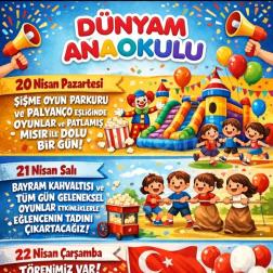 23 Nisan Ulusal Egemenlik ve Çocuk Bayramımız Kutlu Olsun!🥁🇹🇷