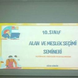 KUZEY KOLEJİ ALAN ve MESLEK SEÇİMİ SEMİNERİ