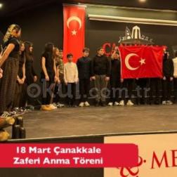 18 Mart Çanakkale Zaferi ve Şehitleri Anma Törenimiz