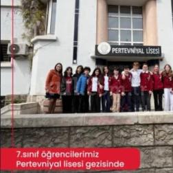 7. Sınıf Öğrencilerimizin Tarihi Pertevniyal Lisesi Ziyareti