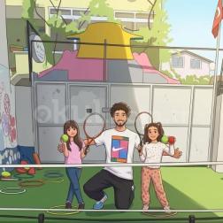 Geleceğin Yıldızları Tenis Kortunda İlk Adımlarını Atıyor!