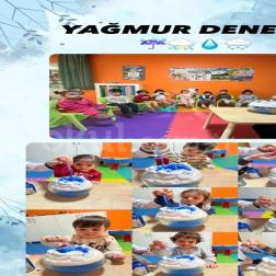 Sınıfımıza Yağmur Yağdı! 🌤️💧 Minik Bilim İnsanlarının Yağmur Deneyi