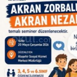 Akran Zorbalığı – Akran Nezaketi Semineri