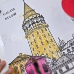 Küçük Ellerin Büyük Sanatı: Galata Kulesi 🎨✨