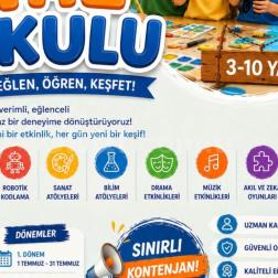 YAZ OKULUMUZ BAŞLIYOR!