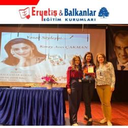 Kelimelerin Sihirli Dünyasına Yolculuk: Yazar Koray Avcı Çakman Okulumuzdaydı! 
