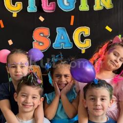 Okulumuzda Yaratıcılık Sınır Tanımadı: Çılgın Saç Partisi! 🥳