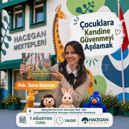 Çocuklara Kedine Güvenmeyi Aşılamak” söyleşisine Davetlisiniz !