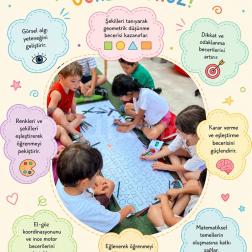 📐 Geometrik şekilleri eğlenerek öğreniyoruz! 🎲✨
