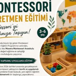 MONTESSORİ ÖĞRETMEN EĞİTİMLERİMİZ BAŞLIYOR!