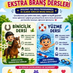 YÜZME VE BİNİCİLİK DERSİ