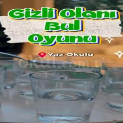 🧪 Gizli Olanı Bul!