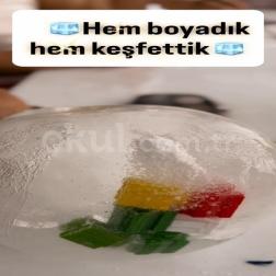 🧊 Buz Boyama Etkinliği