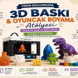 Oyuncaklarla oynamak güzel… Peki ya kendi oyuncağını üretmek❔🚀