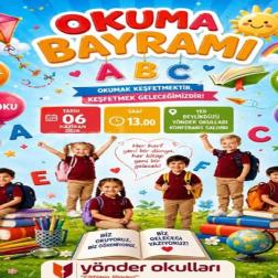 📚✨ Hayal eden, okuyan ve keşfeden tüm çocuklarımızı “Okuma Bayramı” coşkusuna davet ediyoruz! ✨📚