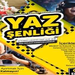 ERA KOLEJİNDE YAZ ŞENLİĞİ TÜM HIZIYLA DEVAM EDİYOR!🎉