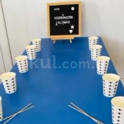 Koordinasyon Çalışmasıyla Eğlenerek Gelişiyoruz! 🥤🎯