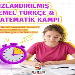 Yeni eğitim dönemine sağlam bir temel ile başlamak isteyen öğrencilerimiz için verimli bir hazırlık süreci başlıyor. 📚⏱️