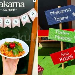 🍝 Bugün minik şeflerimizle kendi makarnalarımızı hazırlamanın keyfini yaşadık.