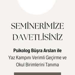 Yaz Kampında Doğru Plan, Güçlü Başarı!