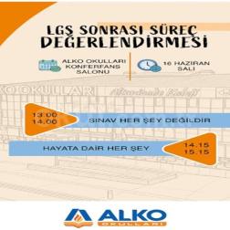 8.sınıf öğrencilerimiz için sınav sonrası süreci desteklemek amacıyla bir etkinlik planlanmıştır. ✍🏻