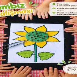 Cımbız Çalışmasıyla Minik Eller İş Başında! 🌻✨