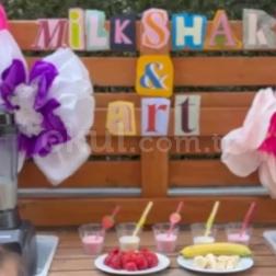 Milkshake & Art ile Lezzet ve Sanat Buluştu! 🥤🎨✨
